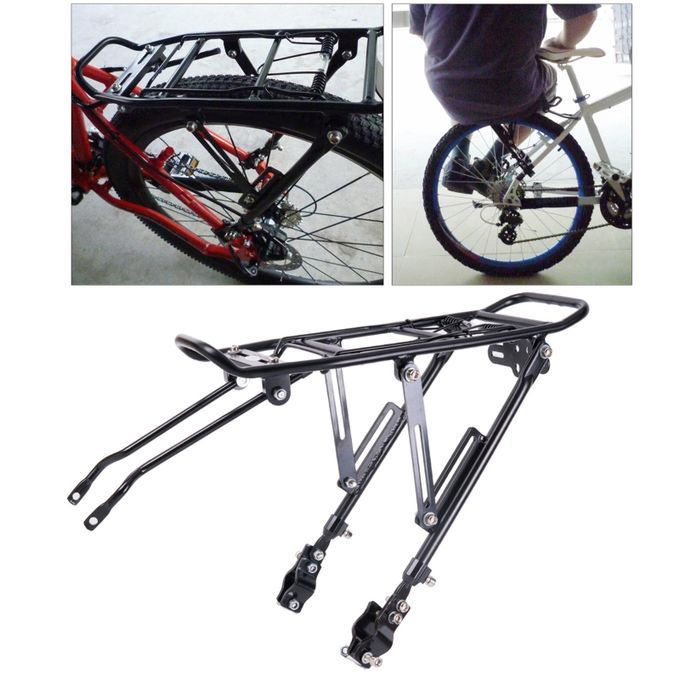 Bicycle Rear Carrier Mountain MTB Bikes Seat Post Travel Luggage Cargo