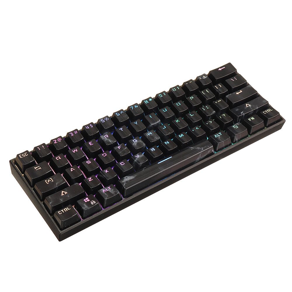 104 Keys Black Starry Sky Keycap Set OEM Profile ABS Two Molding Keycaps For Mechanical Keyboard