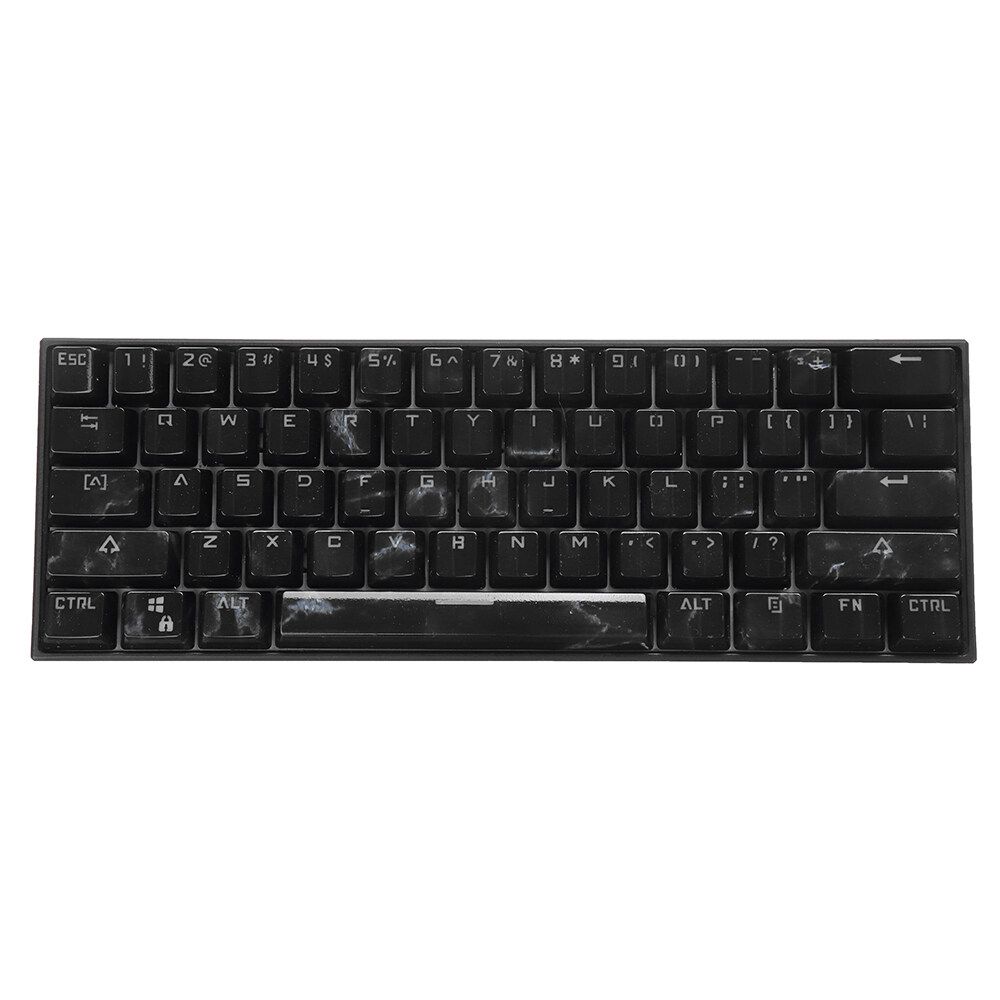 104 Keys Black Starry Sky Keycap Set OEM Profile ABS Two Molding Keycaps For Mechanical Keyboard