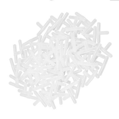 Plastic 3-way T-shape Aquarium Air Valves 100 Pcs