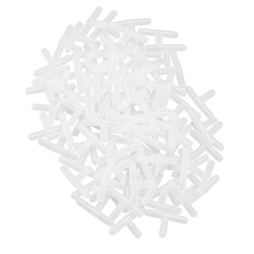 Plastic 3-way T-shape Aquarium Air Valves 100 Pcs
