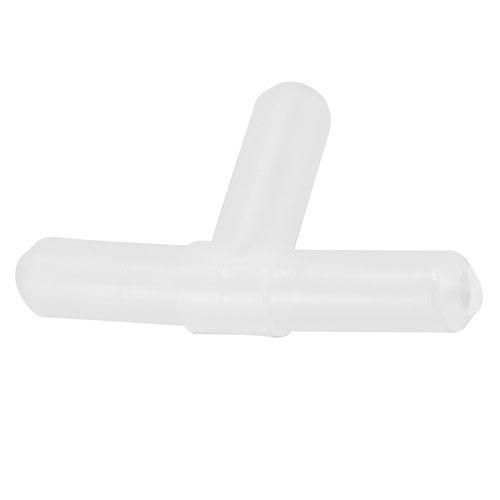 Plastic 3-way T-shape Aquarium Air Valves 100 Pcs