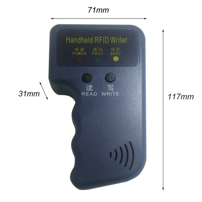 Home-Handheld 125Khz EM4100 RFID Copier Writer Duplicator Programmer Reader*Dark Blue