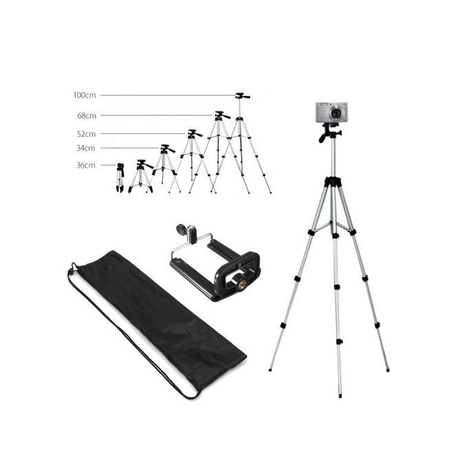 Suitable For Mobile Phone/camera/ring Light/metal Tripod + Remote Control