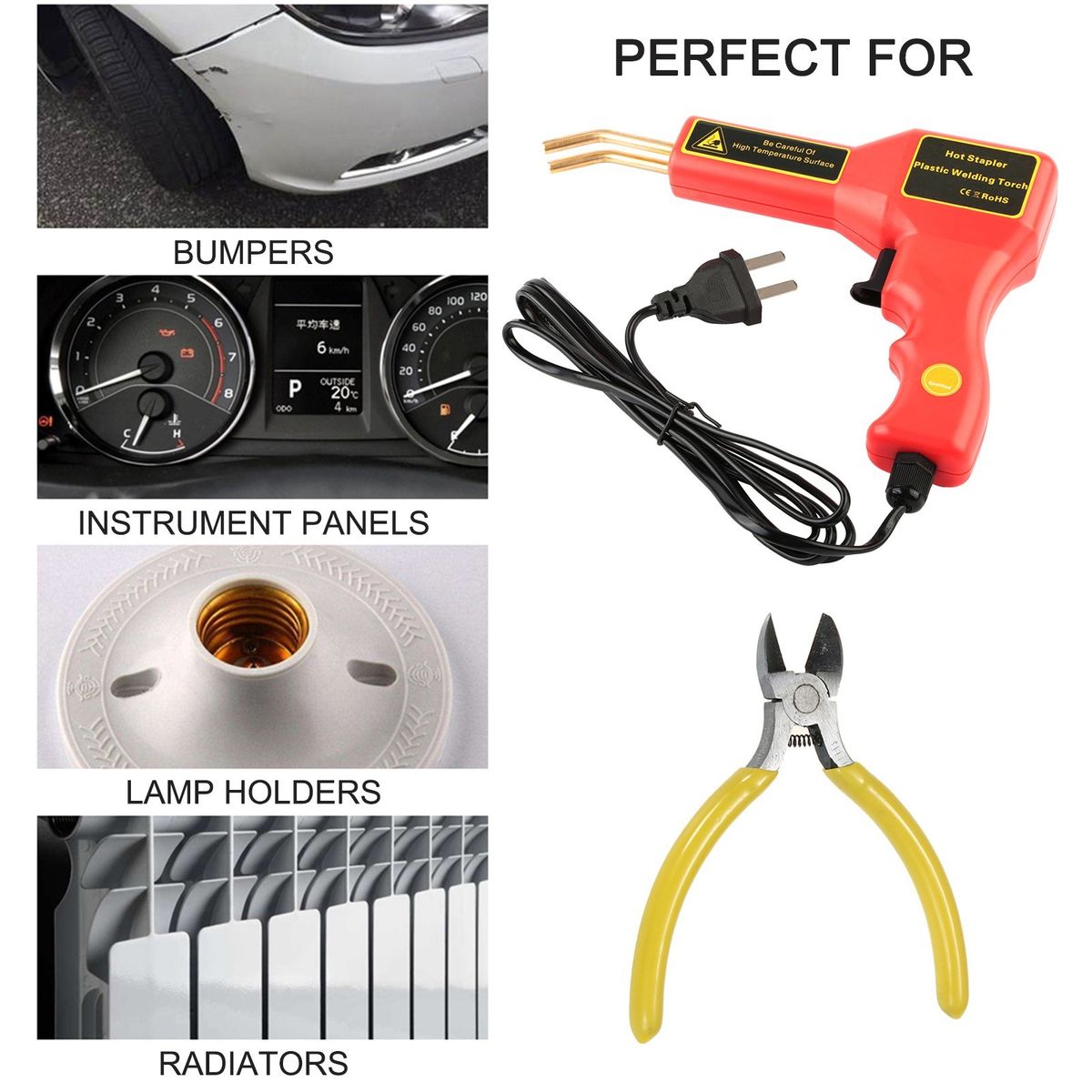 30W Hot Stapler Plastic Welding Machine Car Bumper Repair