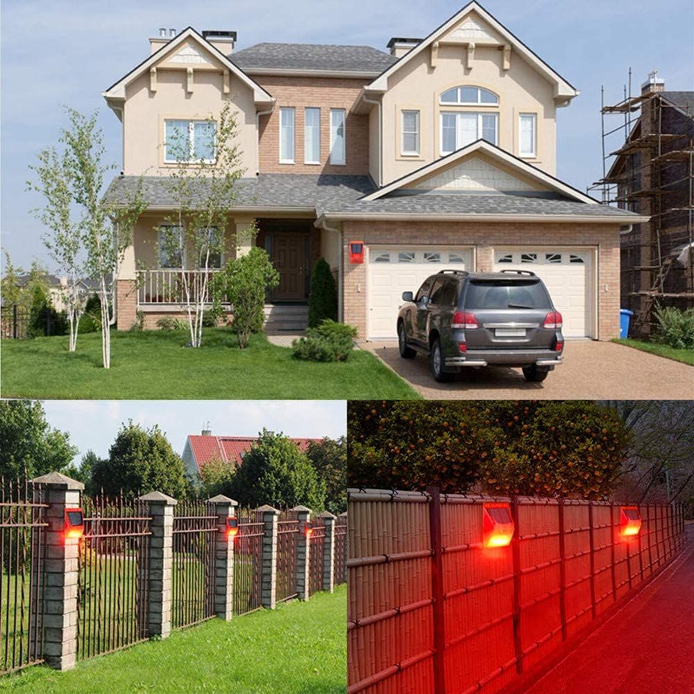 Solar Light Motion Detector And Alarm Light Siren Waterproof
