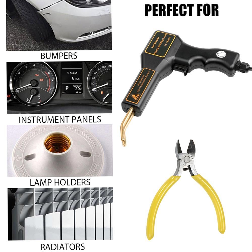 30W Hot Stapler Plastic Welding Machine Car Bumper Repair Kit Welding Repairing Machine Welder Gun Repair US Plug