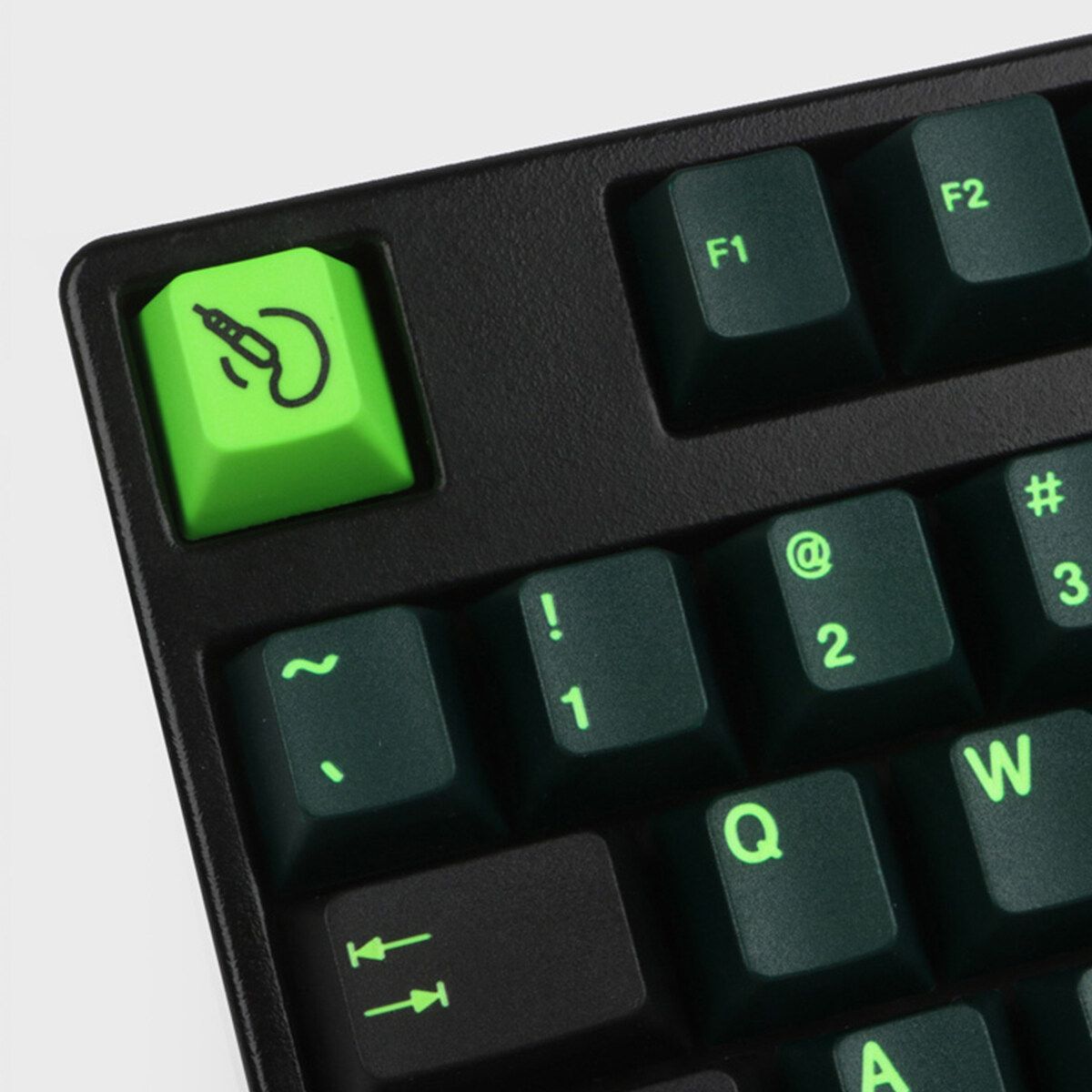 127 Keys Wavez Sonic Keycap Set Cherry Profile PBT Sublimation Keycaps For Mechanical Keyboard