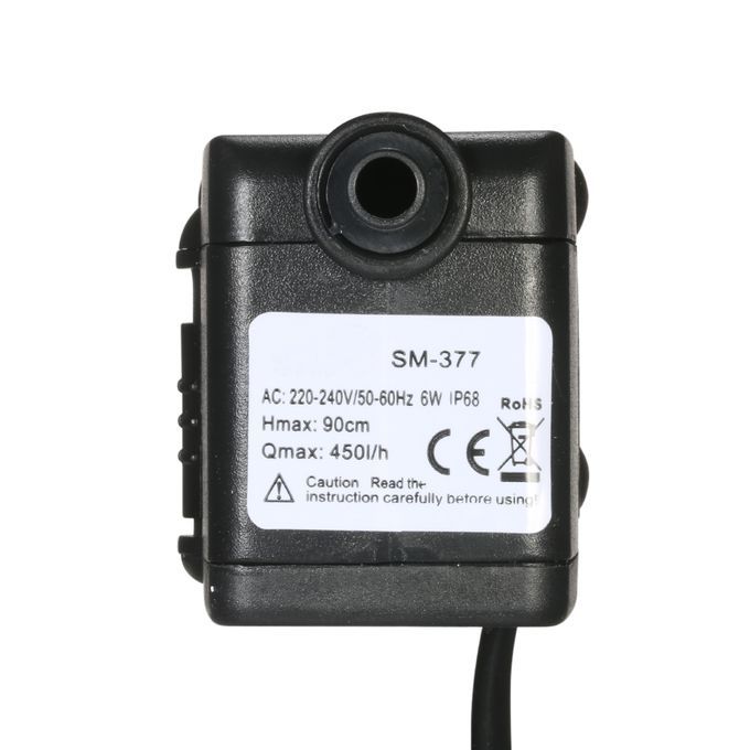 450L/H 6W Submersible Water Pump For Aquarium Tabletop Fount