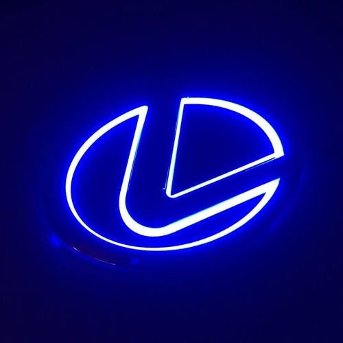 Lexus ES330 LED Front Grille Logo Blue Light