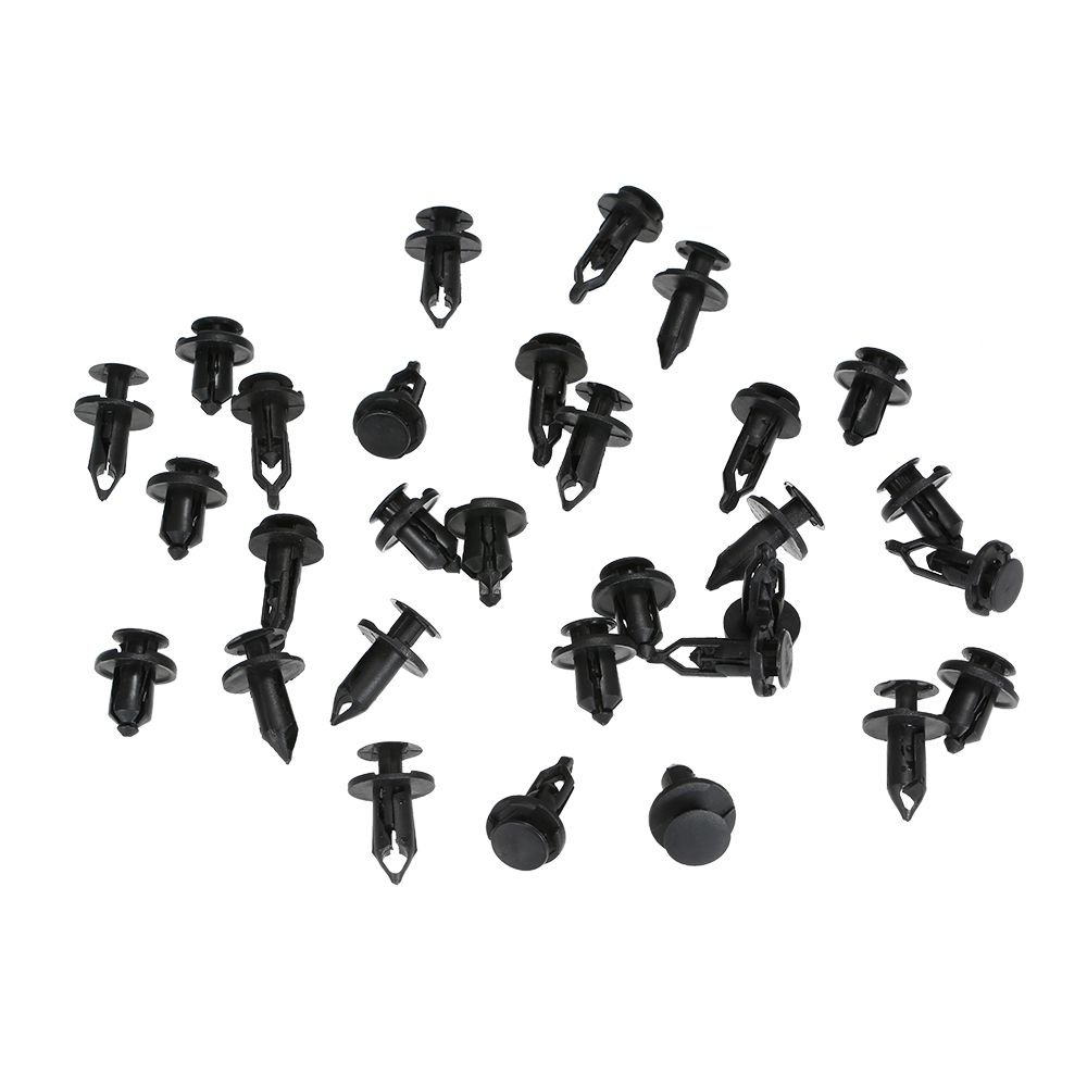 40Pcs Car Rivet Fastener Retainer Push Pin Body Bumper