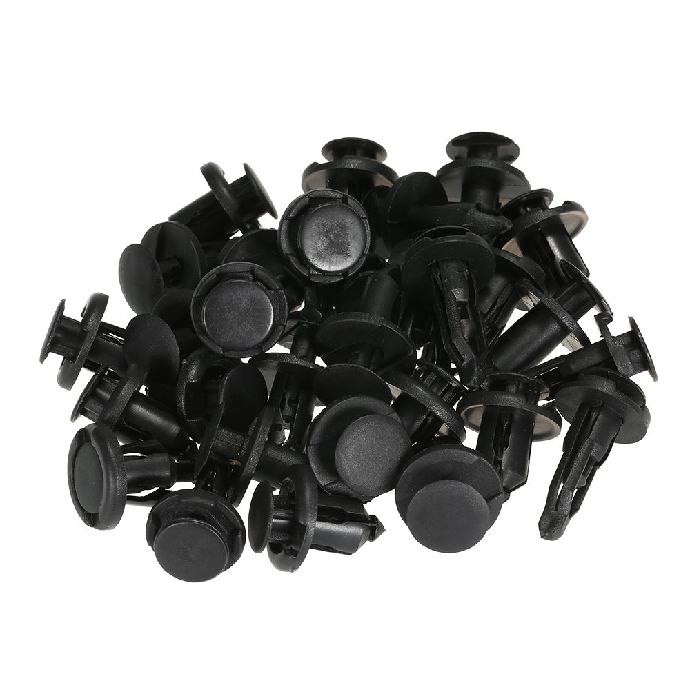 40Pcs Car Rivet Fastener Retainer Push Pin Body Bumper