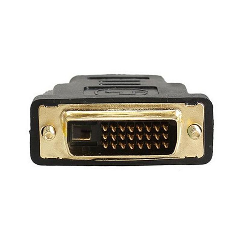 Gold Plated DVI-D Male 24+1 To HDMI-compatible Female