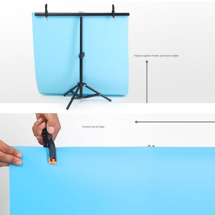 70x75cm T-Shape Photo Studio Background Support Stand