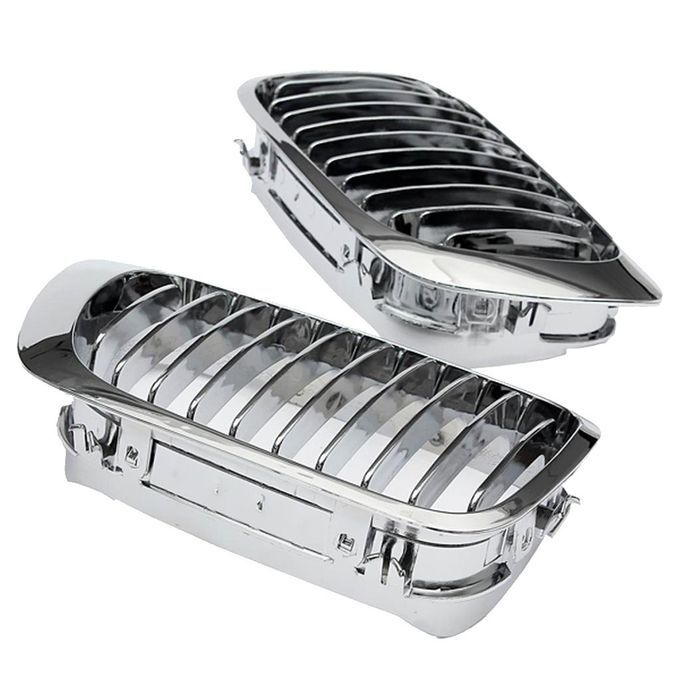 2 Pieces Front Bumper Hood Grille For BMW E46 M3 3 Series 2DR 99-06