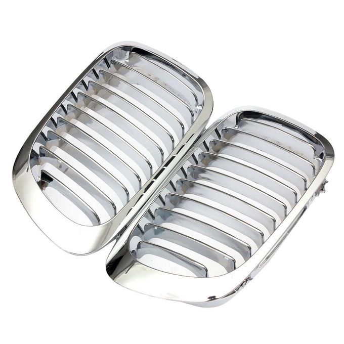 2 Pieces Front Bumper Hood Grille For BMW E46 M3 3 Series 2DR 99-06