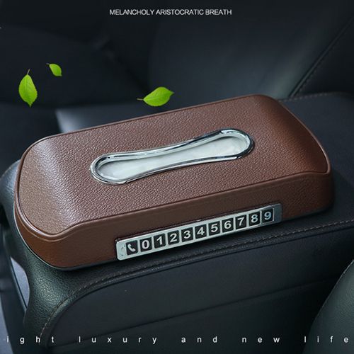 Car Tissue Box-Brown