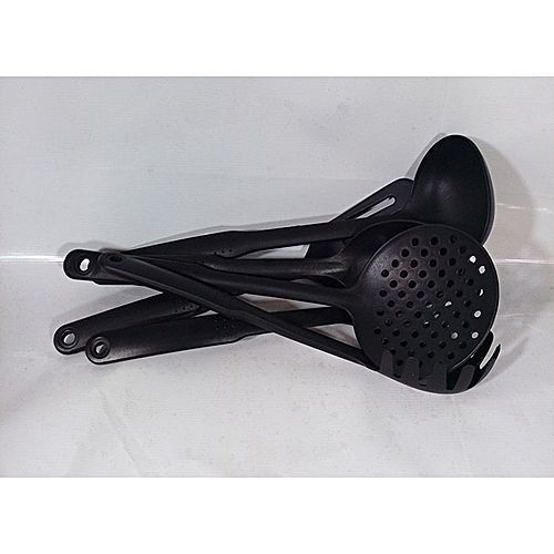Economy Kitchen Bundle - 8 Set Of Non Stick Pot + 1 Deep Fryer + 1 Kettle + 3 Set Of Non Stick Frying Pan + 1 Set Of Non Stick Spoon + 1 Set Of Knife