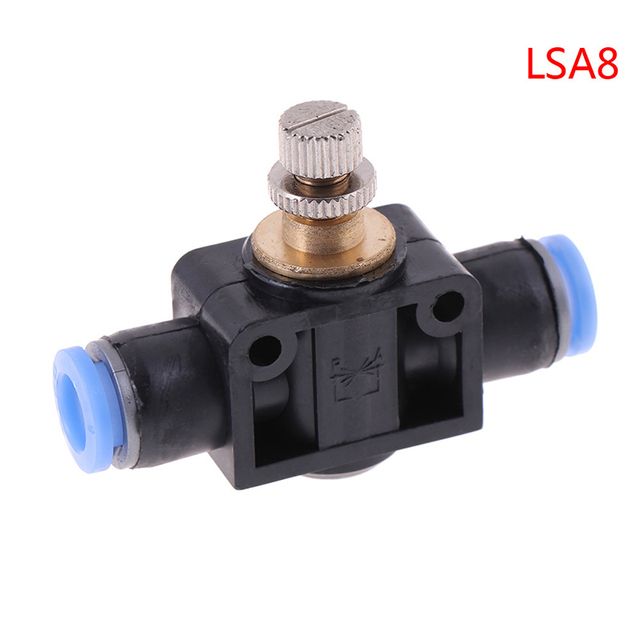 1pcs Pneumatic Airflow Regulator Tube Gas Flow Adjust Valve