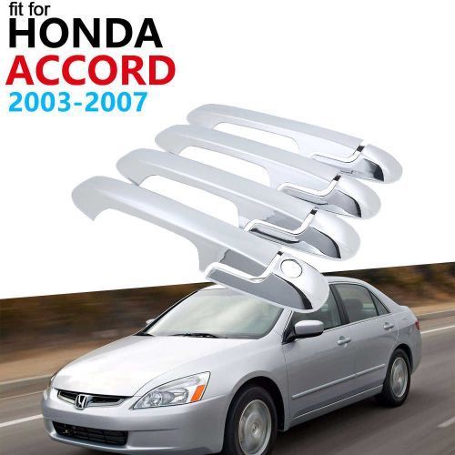 Honda Accord 2003-2007 Silver Door Handle Chrome/cover