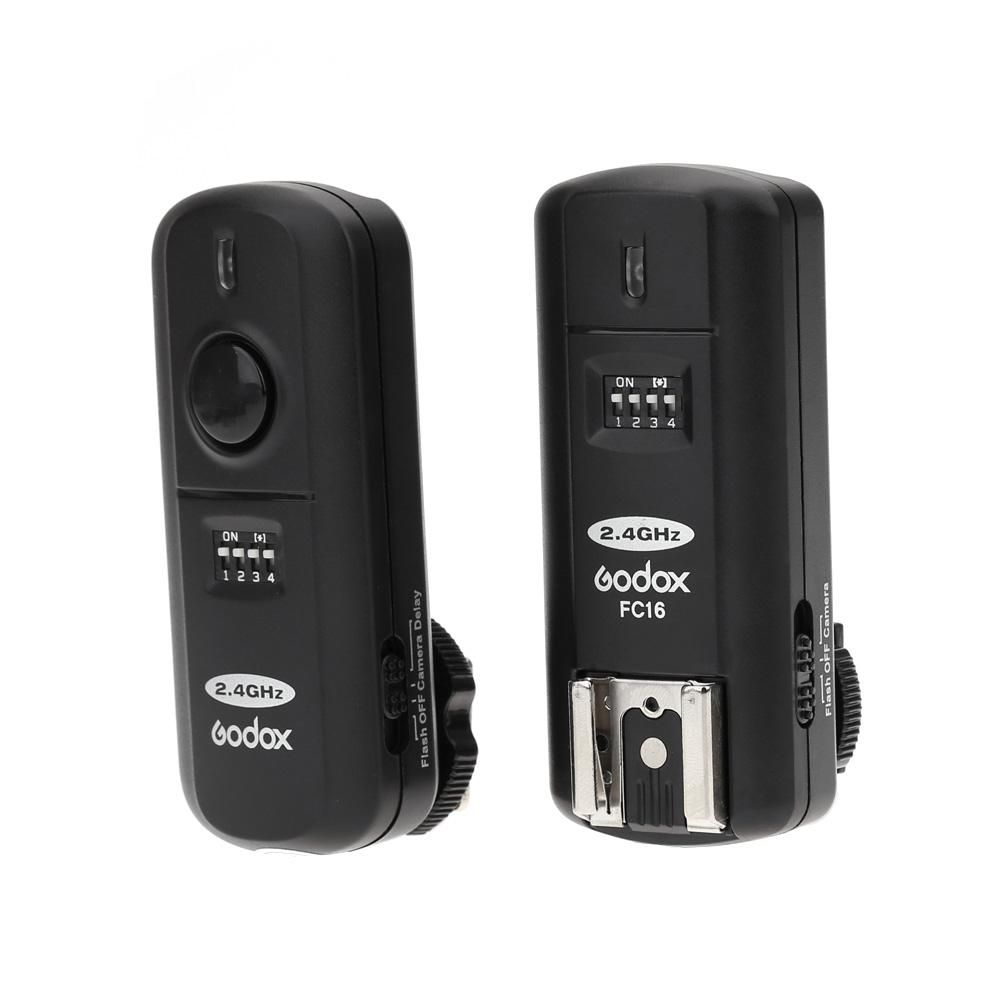 Godox FC-16 2.4GHz 16 Channels Wireless Remote Flash Studio Strobe Trigger Shutter for Canon 5D 6D 7D 5D Mark III 60D 600D 700D 70D 650D 550D