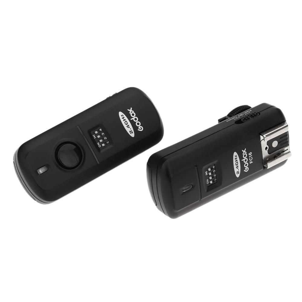 Godox FC-16 2.4GHz 16 Channels Wireless Remote Flash Studio Strobe Trigger Shutter for Canon 5D 6D 7D 5D Mark III 60D 600D 700D 70D 650D 550D