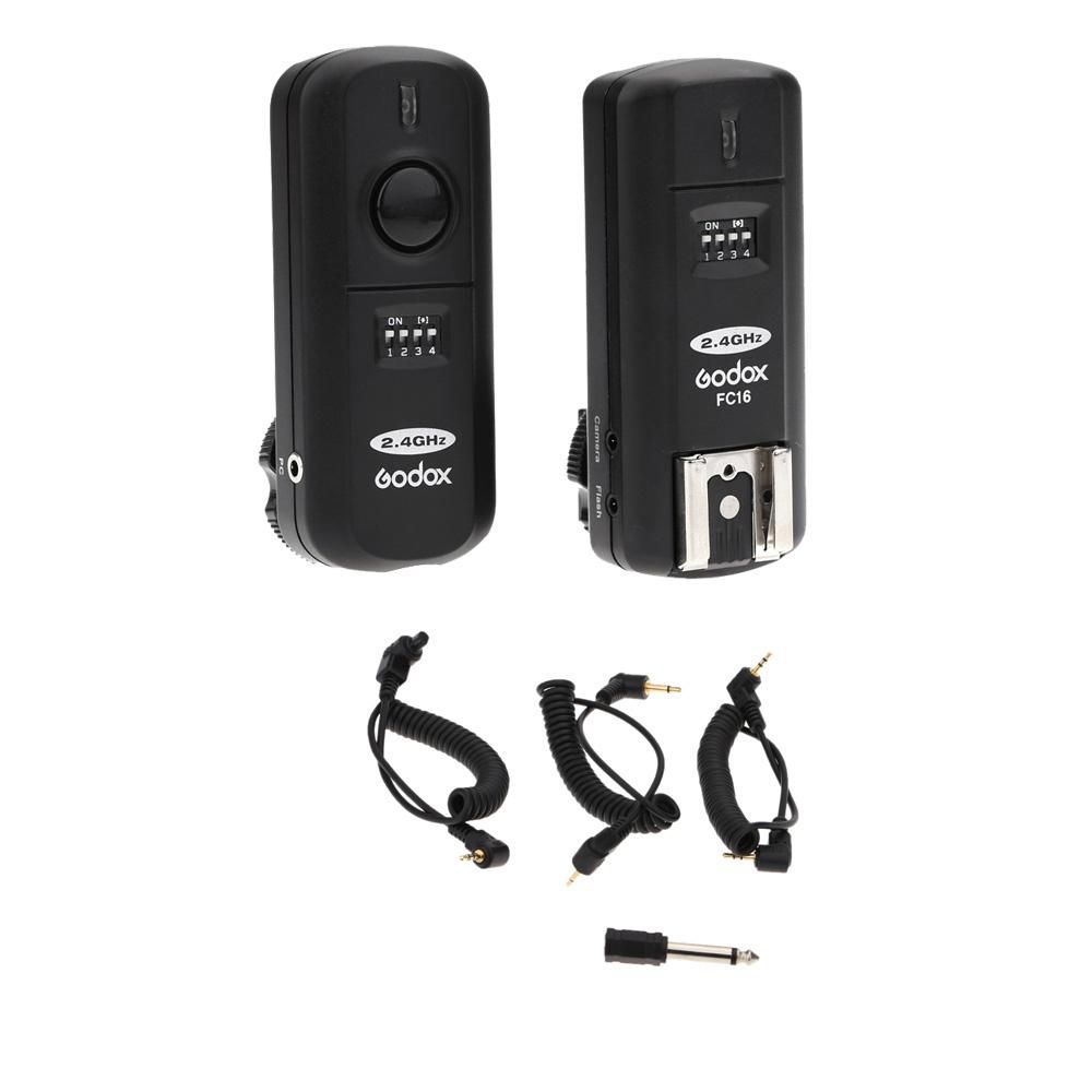 Godox FC-16 2.4GHz 16 Channels Wireless Remote Flash Studio Strobe Trigger Shutter for Canon 5D 6D 7D 5D Mark III 60D 600D 700D 70D 650D 550D