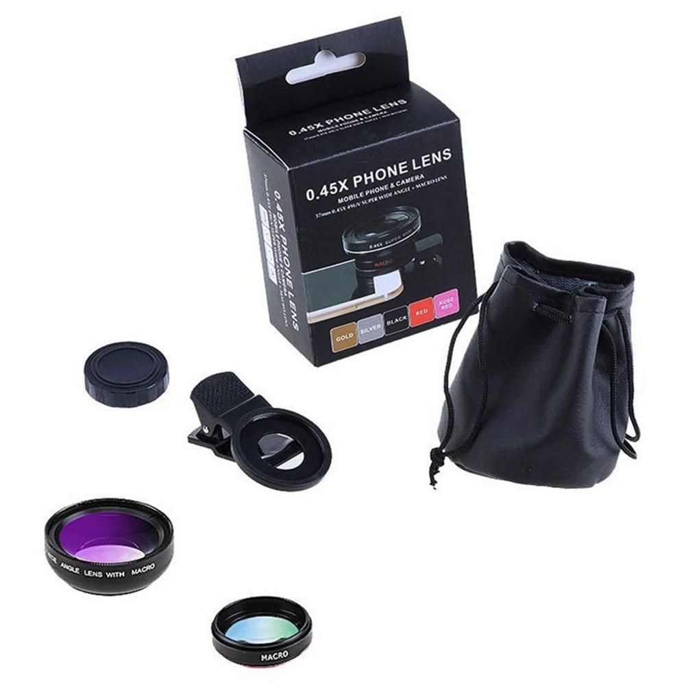 Universal 37mm 0.45X 49UV Professional Wide Macro Macro Lens & Super Wide Angle Lens Mount Conversion Len