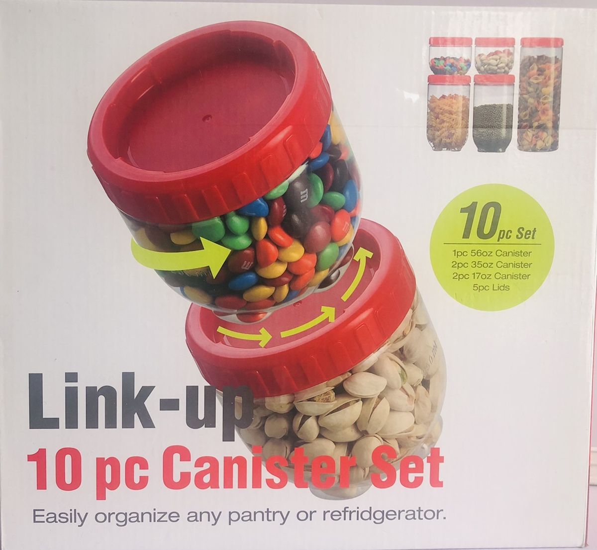 Link-Up 10-pc Container Set For Home & Kitchen
