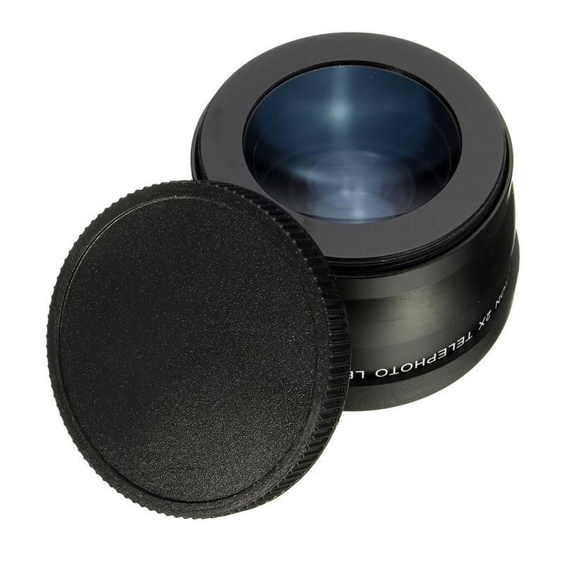 Magnification Telephoto Lens 58mm 2X  for Canon EOS 700D 650D 600D 7D 6D 550D 60D 70D 500D 1200D 1100D Rebel T5iT4i T3i XTi XS
