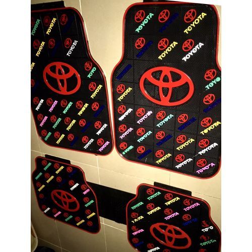 5 Pieces Toyota Foot Mat Multi Color