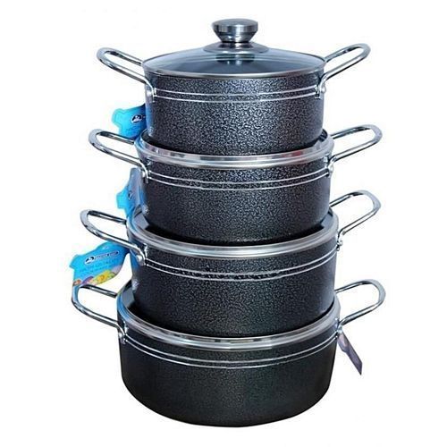 4Pcs Non Stick Aluminium Pots-