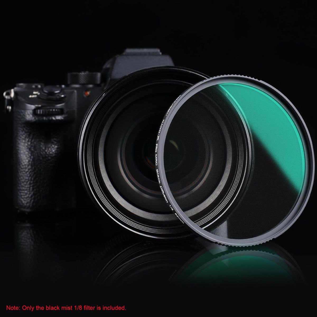 K&F CONCEPT Soft Focus Filter Diffusion Filter Lens Black Mist 1/8 with Waterproof Scratch-resistant for Camera Lens 82mm Diameter