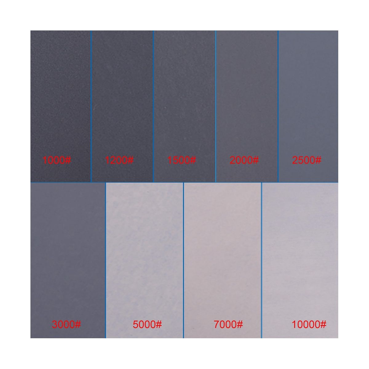 84Pieces Wet and Dry Sandpaper Assortment Grit 1000 1200 1500 2000 2500 3000 5000 7000 10000 Sand Paper Set