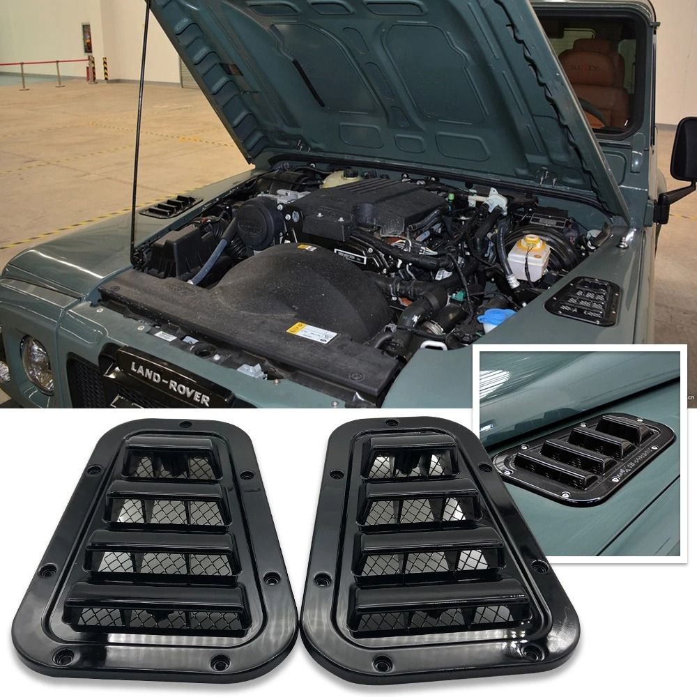 Car Front Engine Hood Bonnet Side Trim Cover Air Outlet