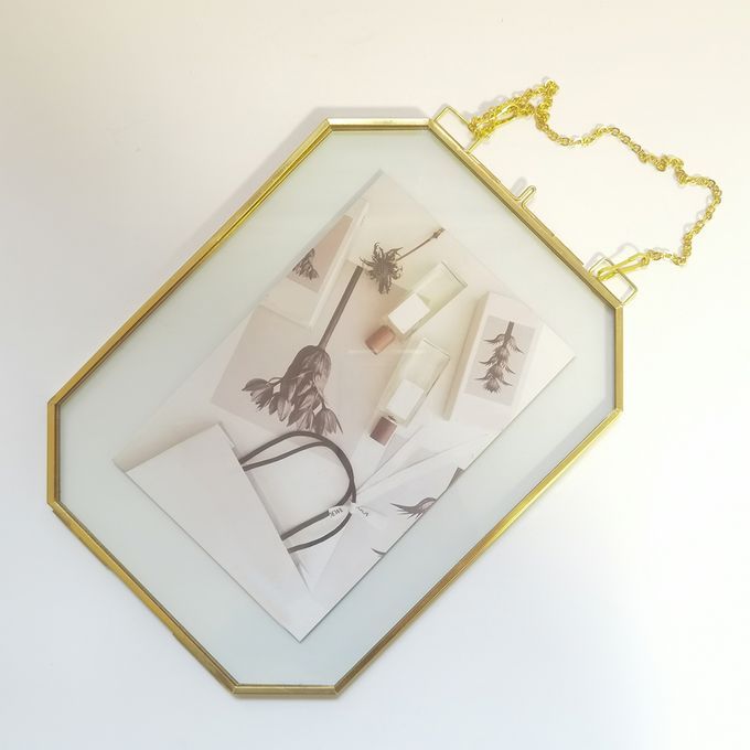 Golden Picture Frame  Photo Frames Herbarium Artwork Display Frames