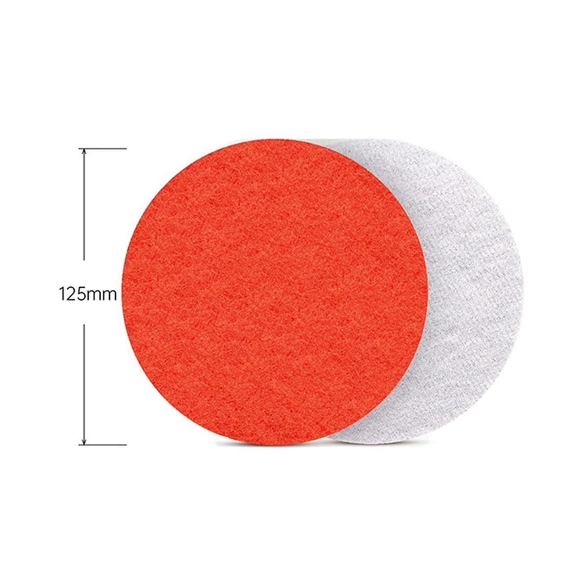 16Pcs Sanding Fleece Set Sanding Tools Polishing Pads 5inch for Wood, Stainless Steel, Furniture, Grit 180 400 800 1500