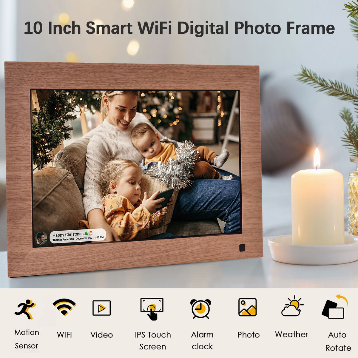 10 Inch WiFi Digital Photo Frame Smart Digital