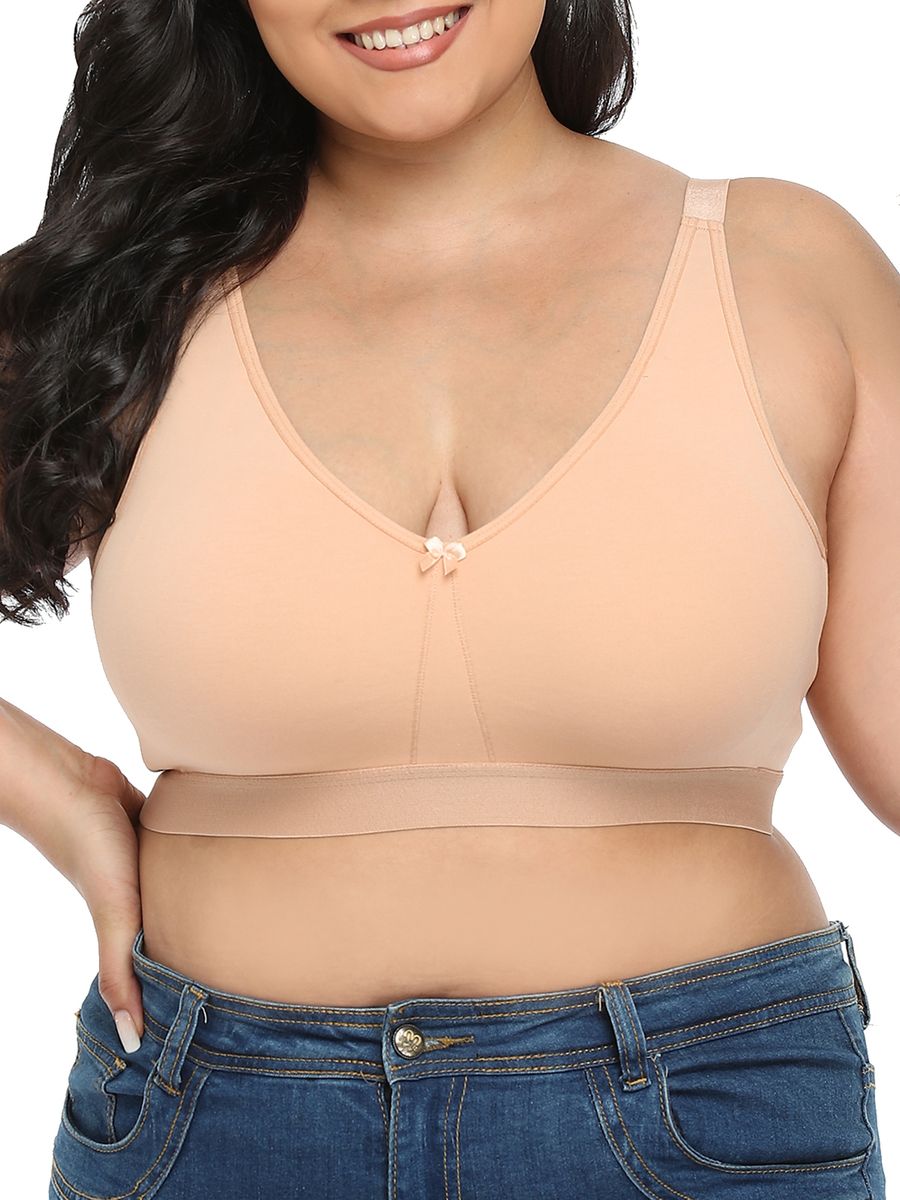 Women Plus Size Bra Full Coverage Wirefree Comfort Bralettes