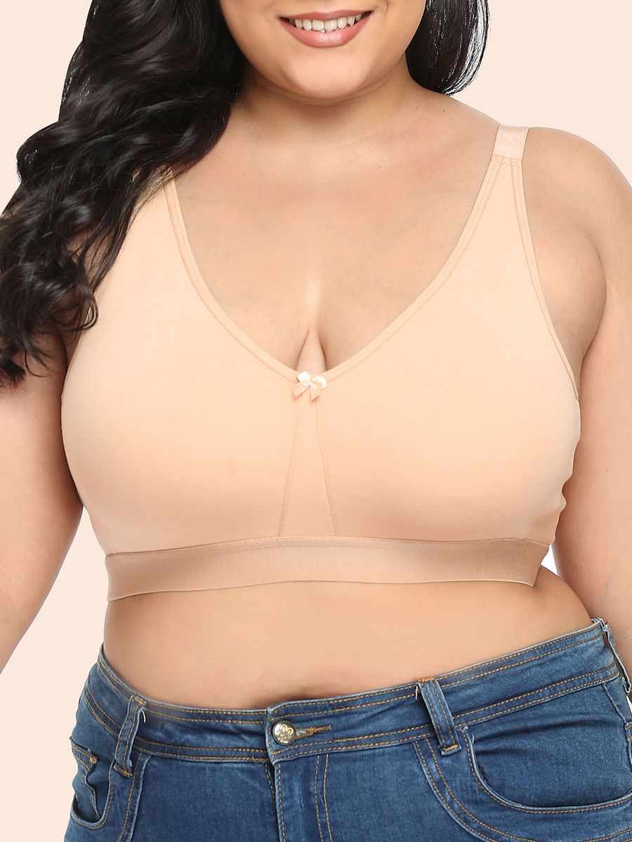 Women Plus Size Bra Full Coverage Wirefree Comfort Bralettes