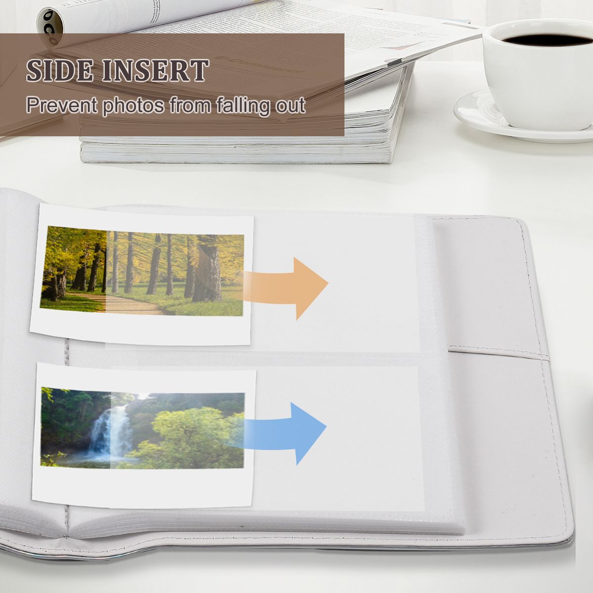 128 Pockets Photo Album Book Replacement For Fujifilms