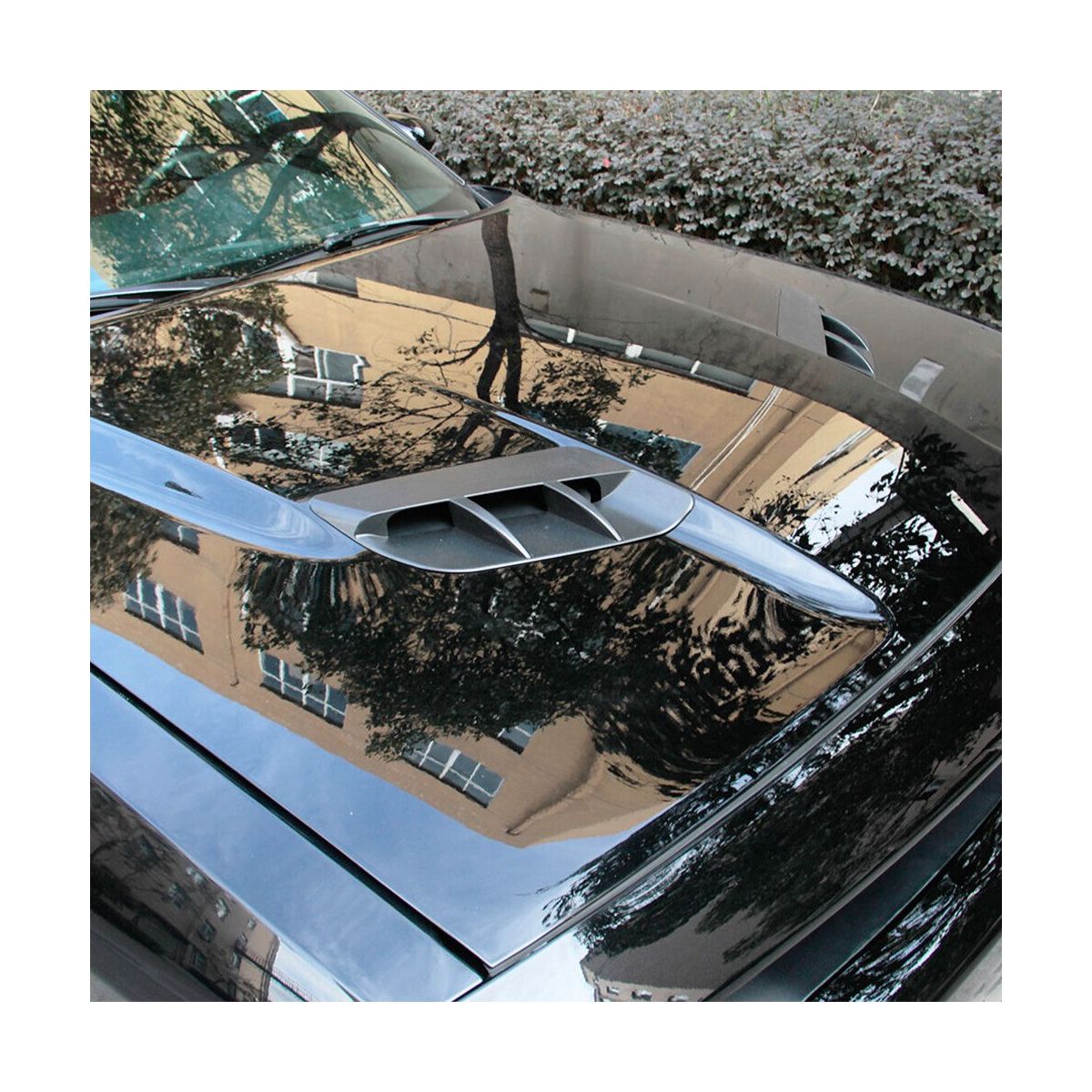Car Black Engine Hood Air Outlet Vent Cover Trim for