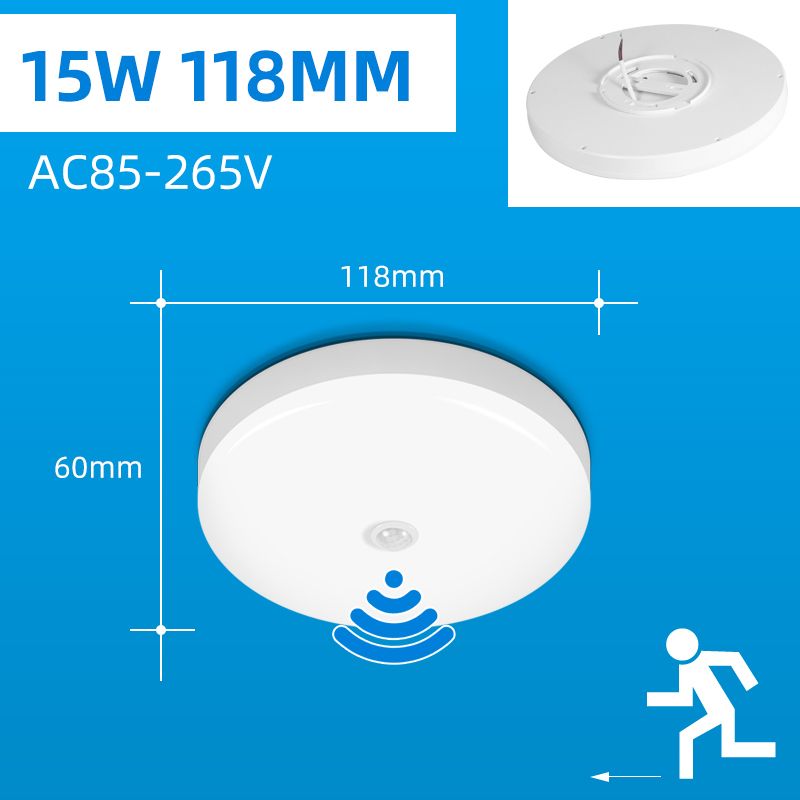 LED Lamp With Motion Sensor Ceiling Lights Night AC85-265V