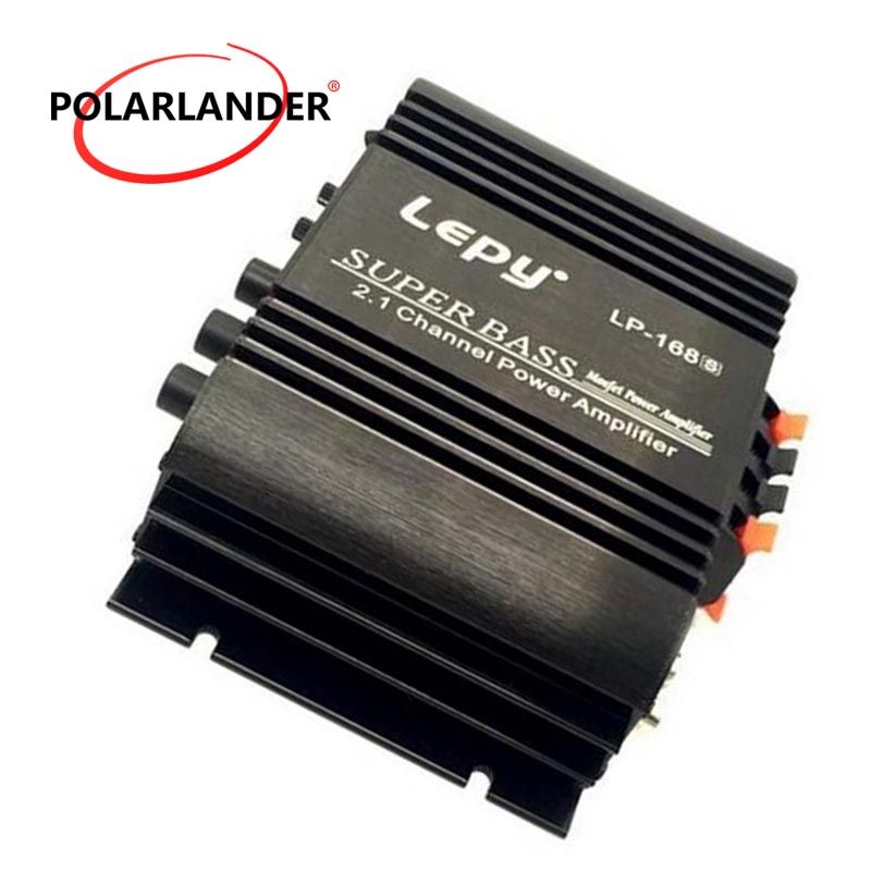 Lepy LP-168S 12V Power Subwoofer 2.1 Channel Auto Audio Car