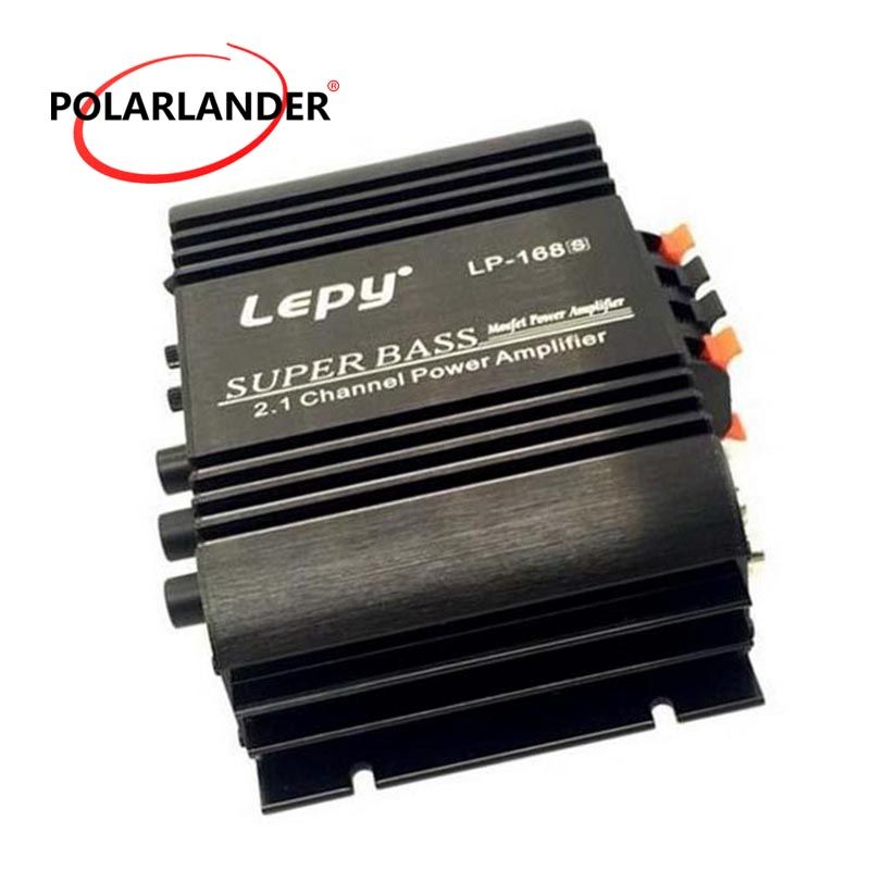 Lepy LP-168S 12V Power Subwoofer 2.1 Channel Auto Audio Car
