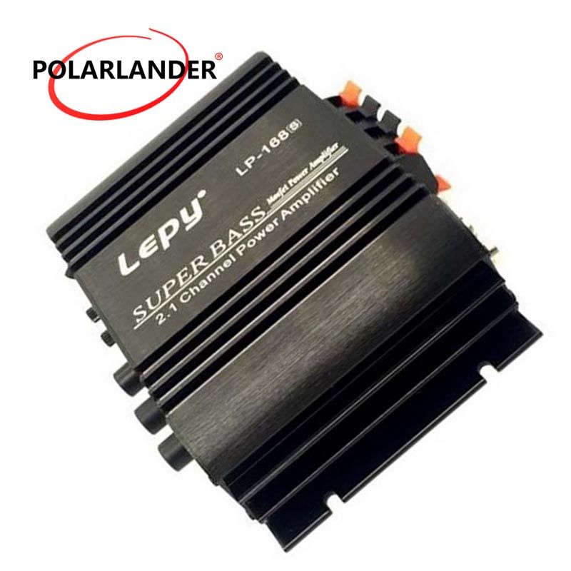 Lepy LP-168S 12V Power Subwoofer 2.1 Channel Auto Audio Car