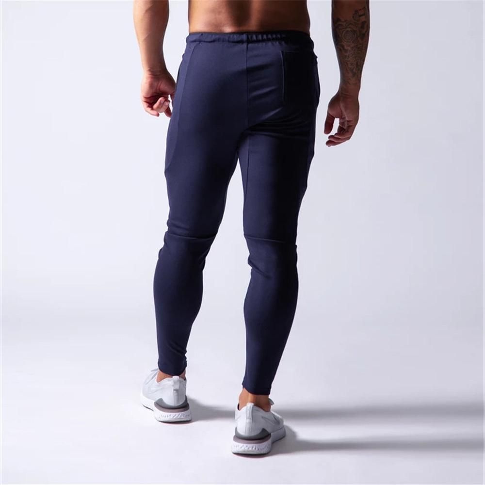 Mens running sports pants cotton tracksuit tight pants for bodybuilding 20CK01-2