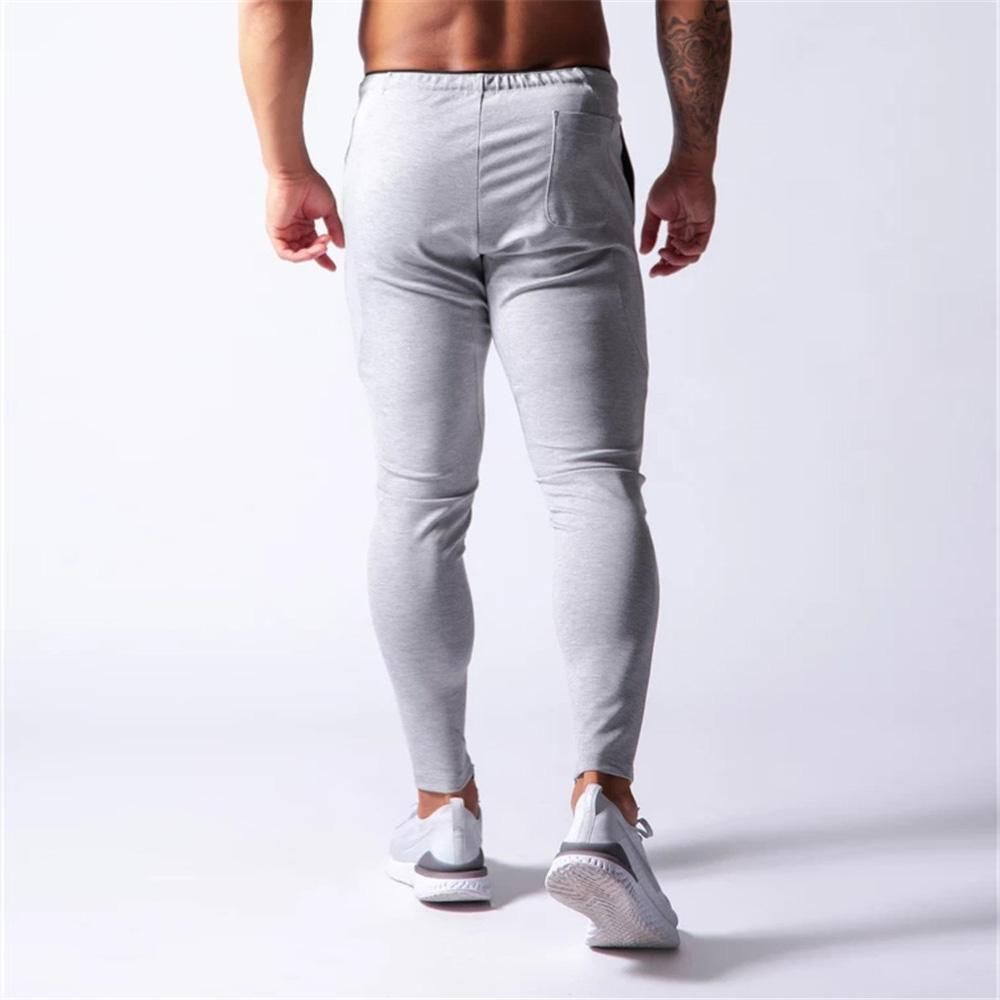 Mens running sports pants cotton tracksuit tight pants for bodybuilding 20CK01-2
