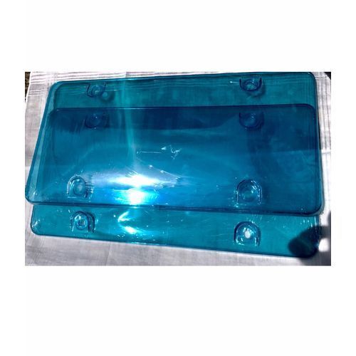 Universal Blue Color Plastic Plate Number Cover/frame