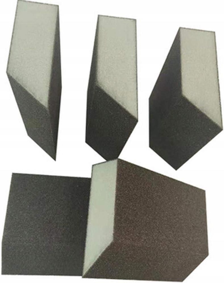 10Pcs 120 150 Bevel Wet Dry Sanding Sponge  Coarse Medium Fine 2 Different Specifications Sanding Blocks Assortment